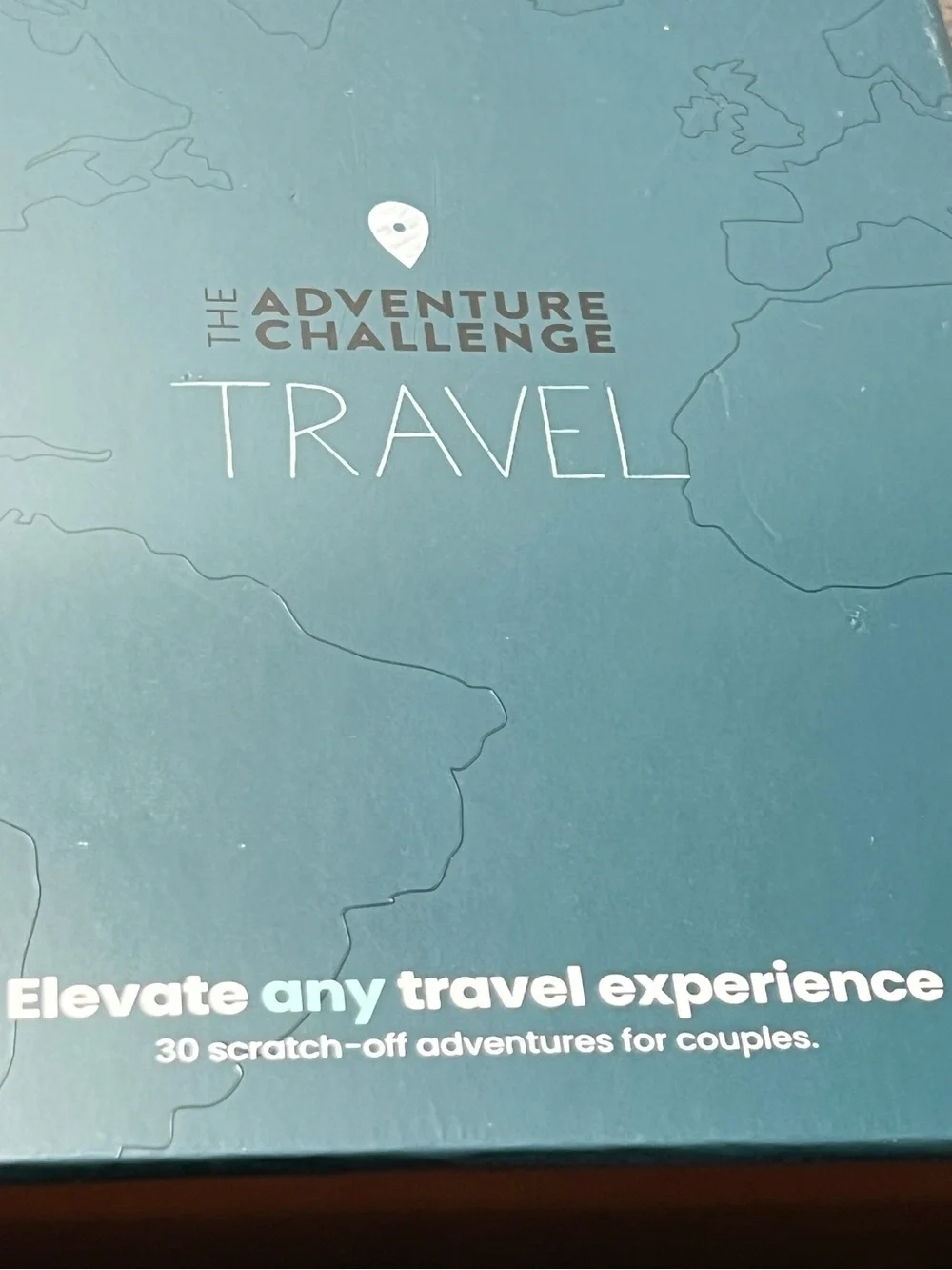 The Adventure Challenge Travel Scratch-Off Book for couples